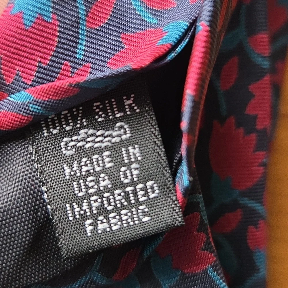 Claybrooke Designer Silk Floral Necktie Men's